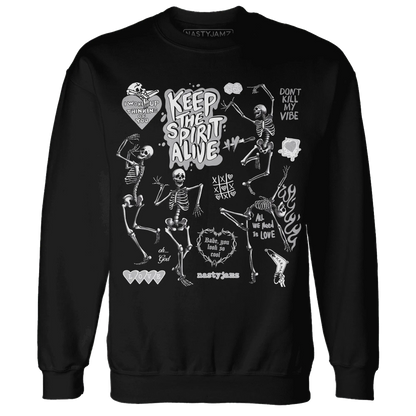 Cement-Grey-3s-NastyJamz-Sweatshirt-Match-Keep-The-Spirit-Alive