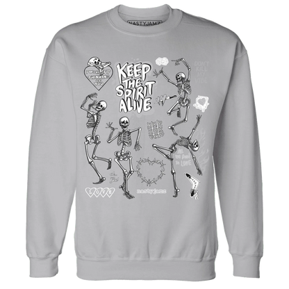 Cement-Grey-3s-NastyJamz-Sweatshirt-Match-Keep-The-Spirit-Alive