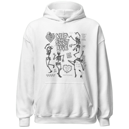 Cement-Grey-3s-NastyJamz-Hoodie-Match-Keep-The-Spirit-Alive