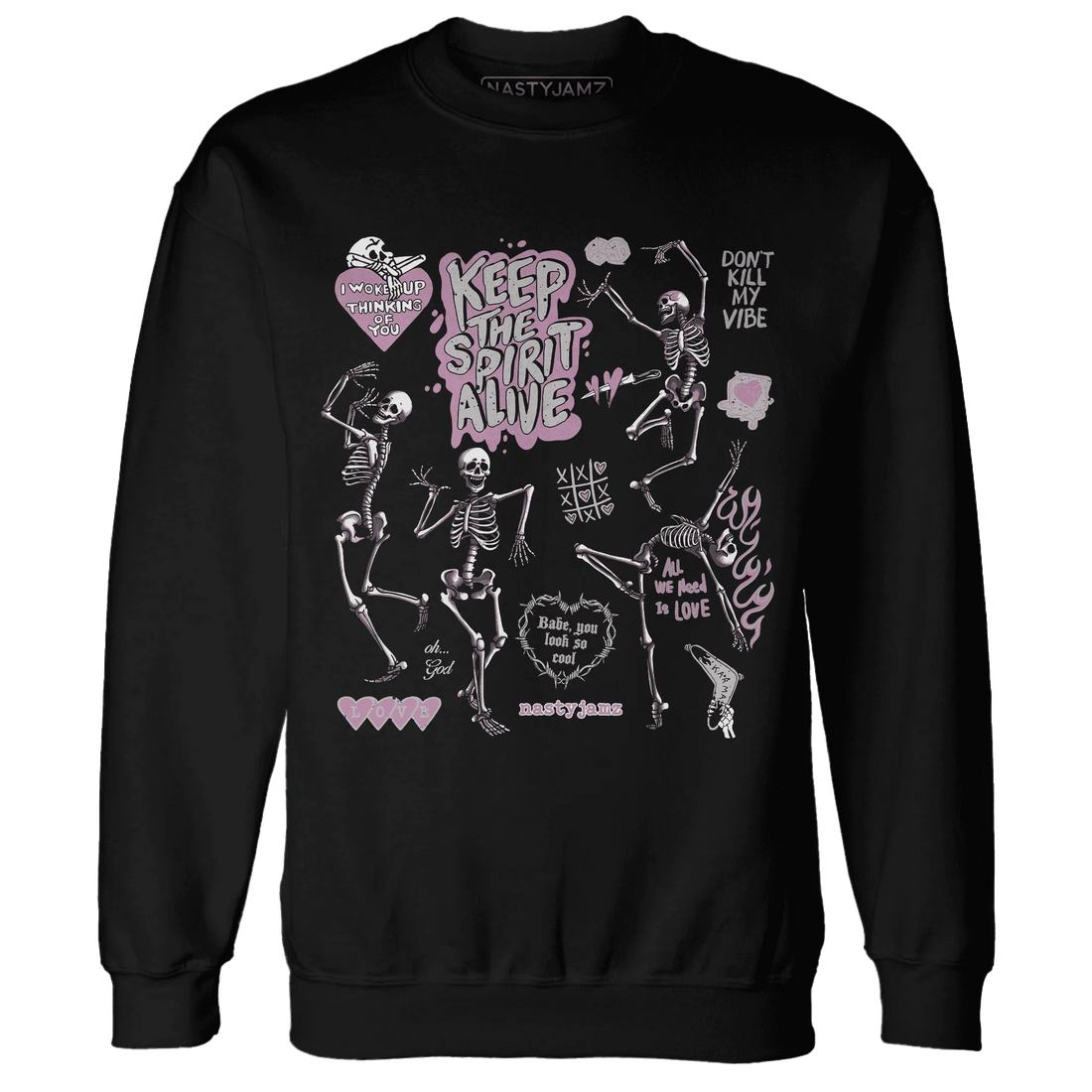 Orchid-Neutral-Grey-Black-White-4s-Sweatshirt-Match-Keep-The-Spirit-Alive