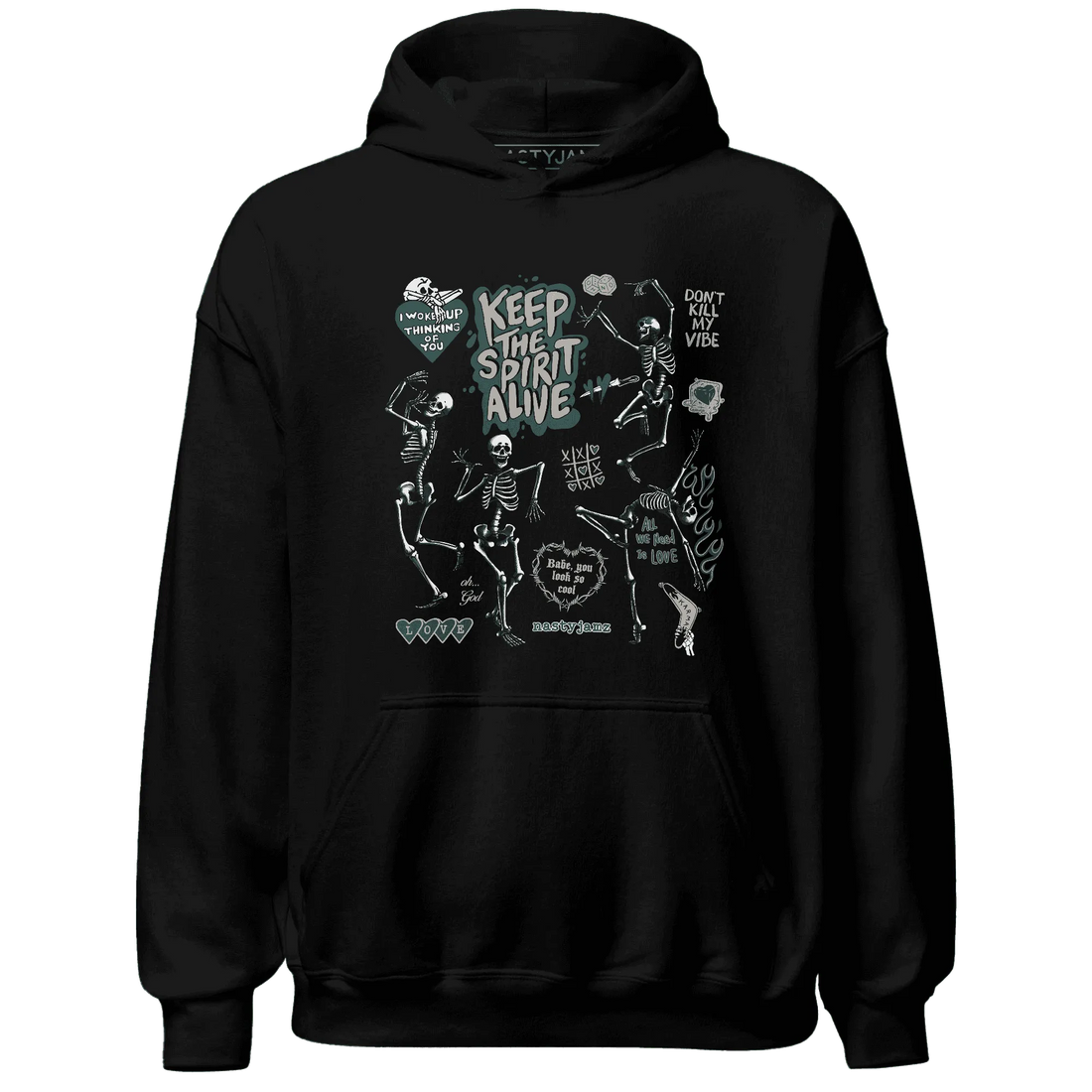 Oxidized-Green-4s-NastyJamz-Hoodie-Match-Keep-The-Spirit-Alive
