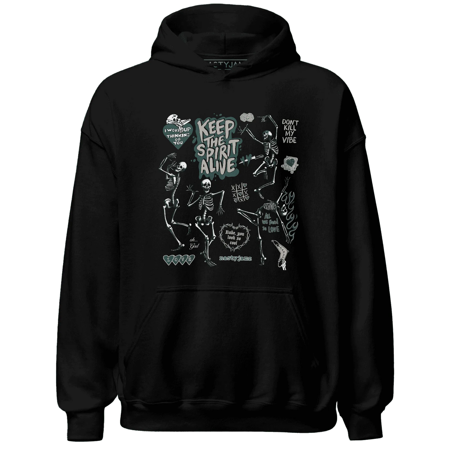 Oxidized-Green-4s-NastyJamz-Hoodie-Match-Keep-The-Spirit-Alive