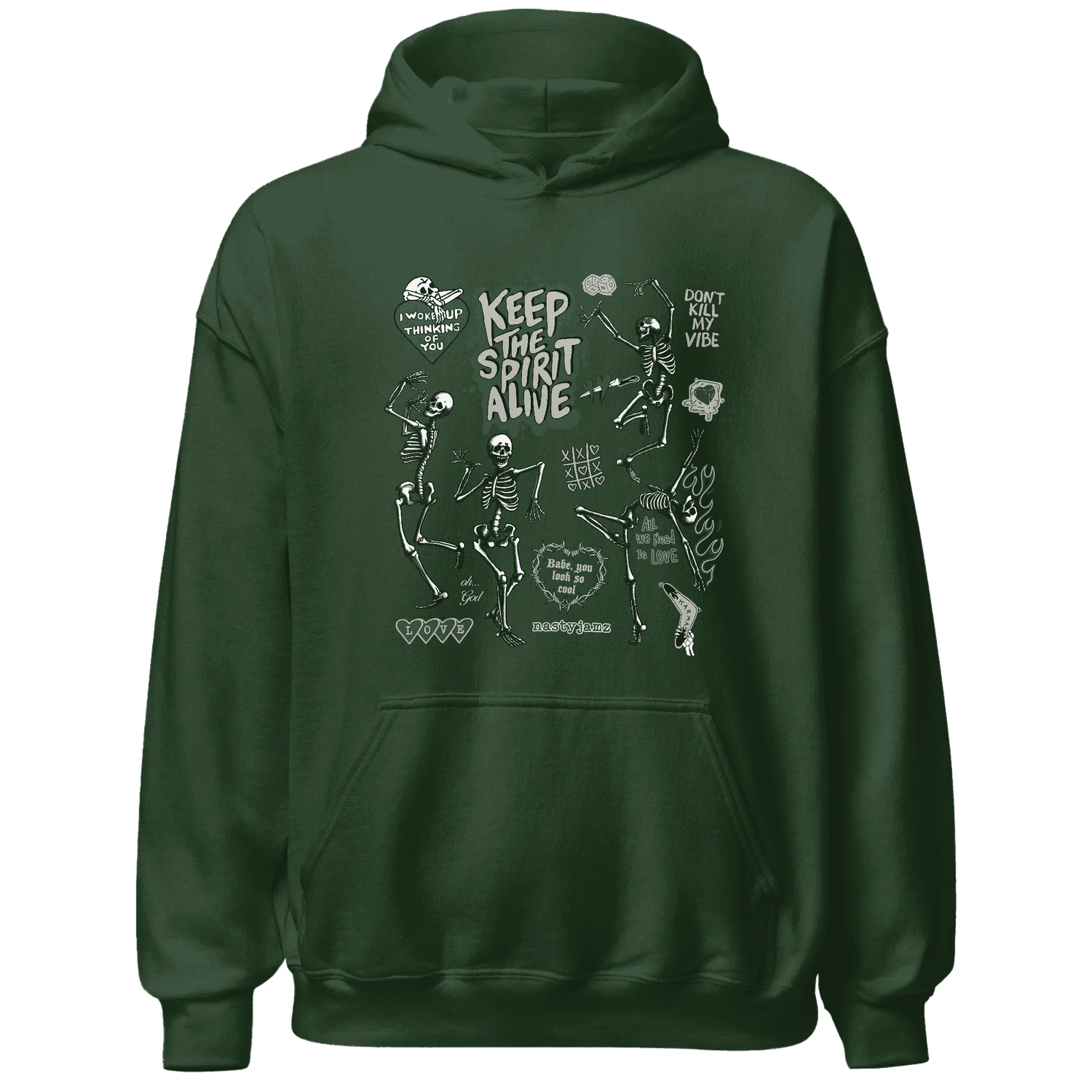 Oxidized-Green-4s-NastyJamz-Hoodie-Match-Keep-The-Spirit-Alive