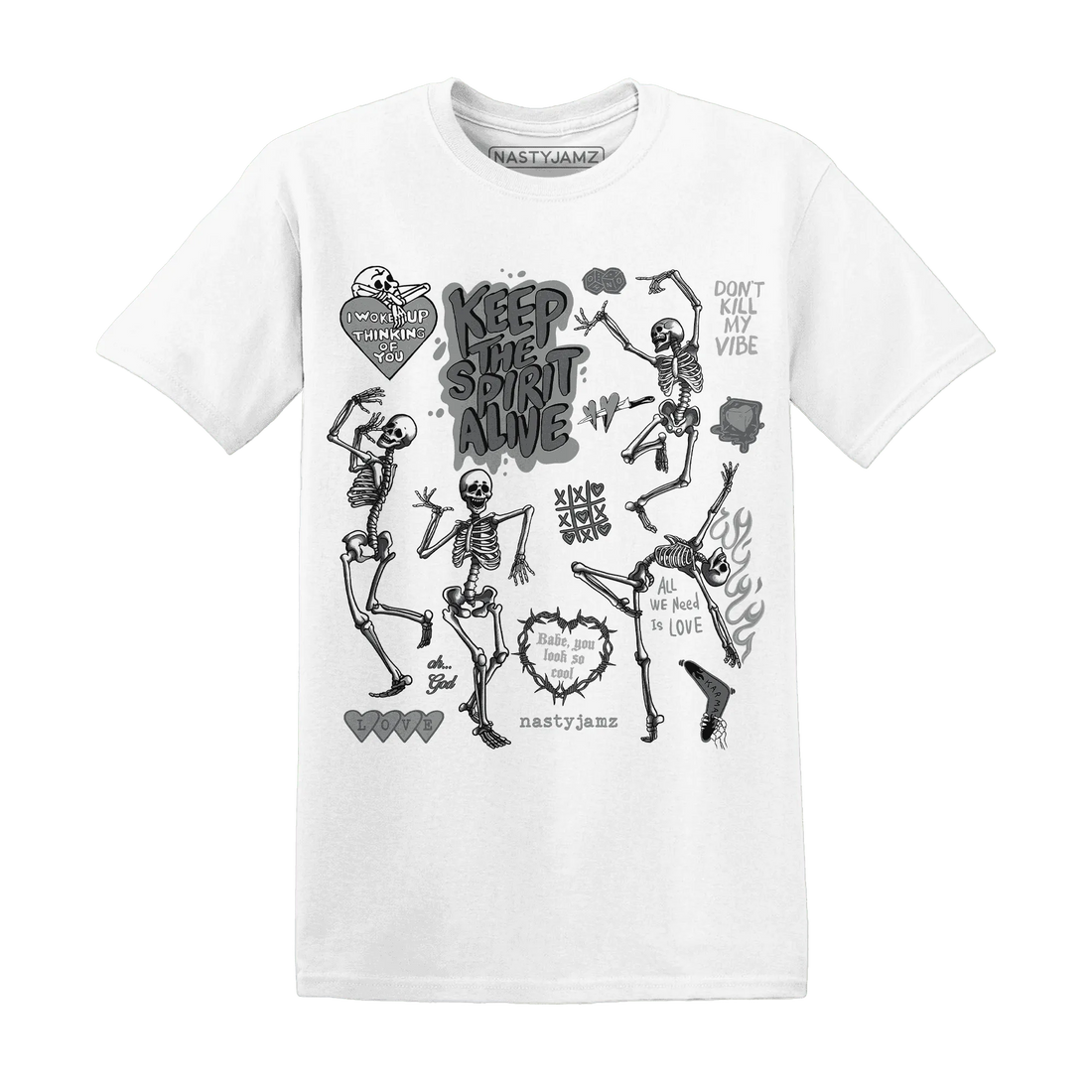 Paris-Cement-Olympics-4s-NastyJamz-T-Shirt-Match-Keep-The-Spirit-Alive