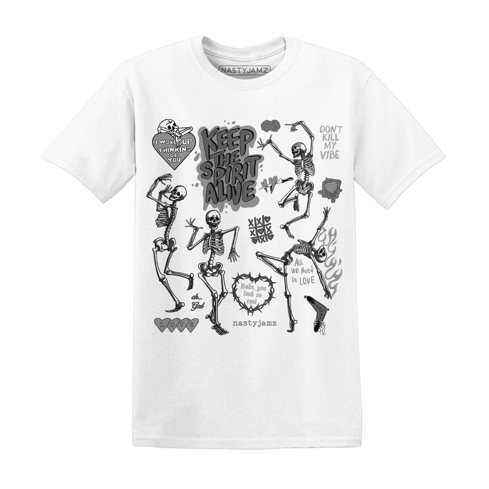 Paris-Cement-Olympics-4s-NastyJamz-T-Shirt-Match-Keep-The-Spirit-Alive