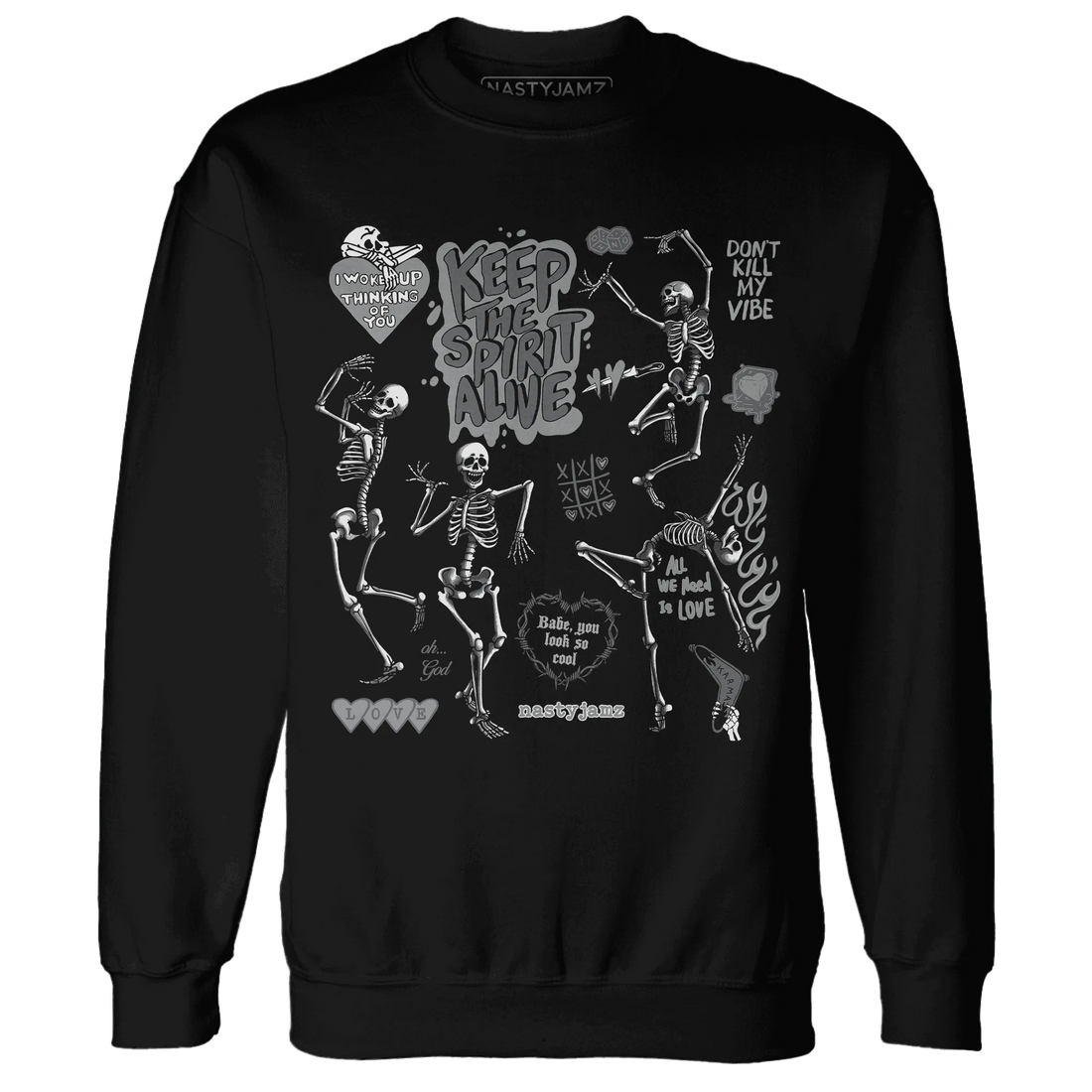 Paris-Cement-Olympics-4s-NastyJamz-Sweatshirt-Match-Keep-The-Spirit-Alive