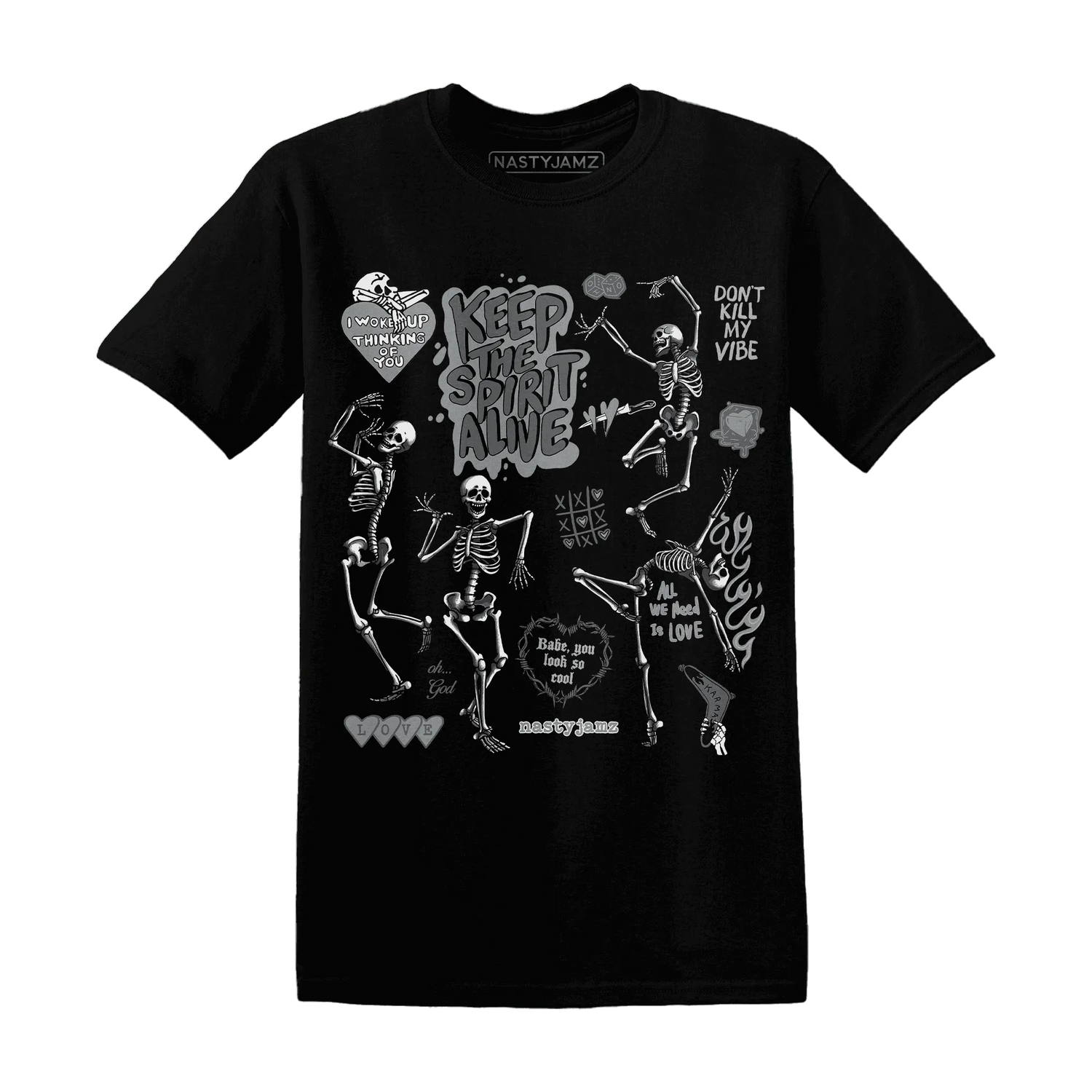 Paris-Cement-Olympics-4s-NastyJamz-T-Shirt-Match-Keep-The-Spirit-Alive