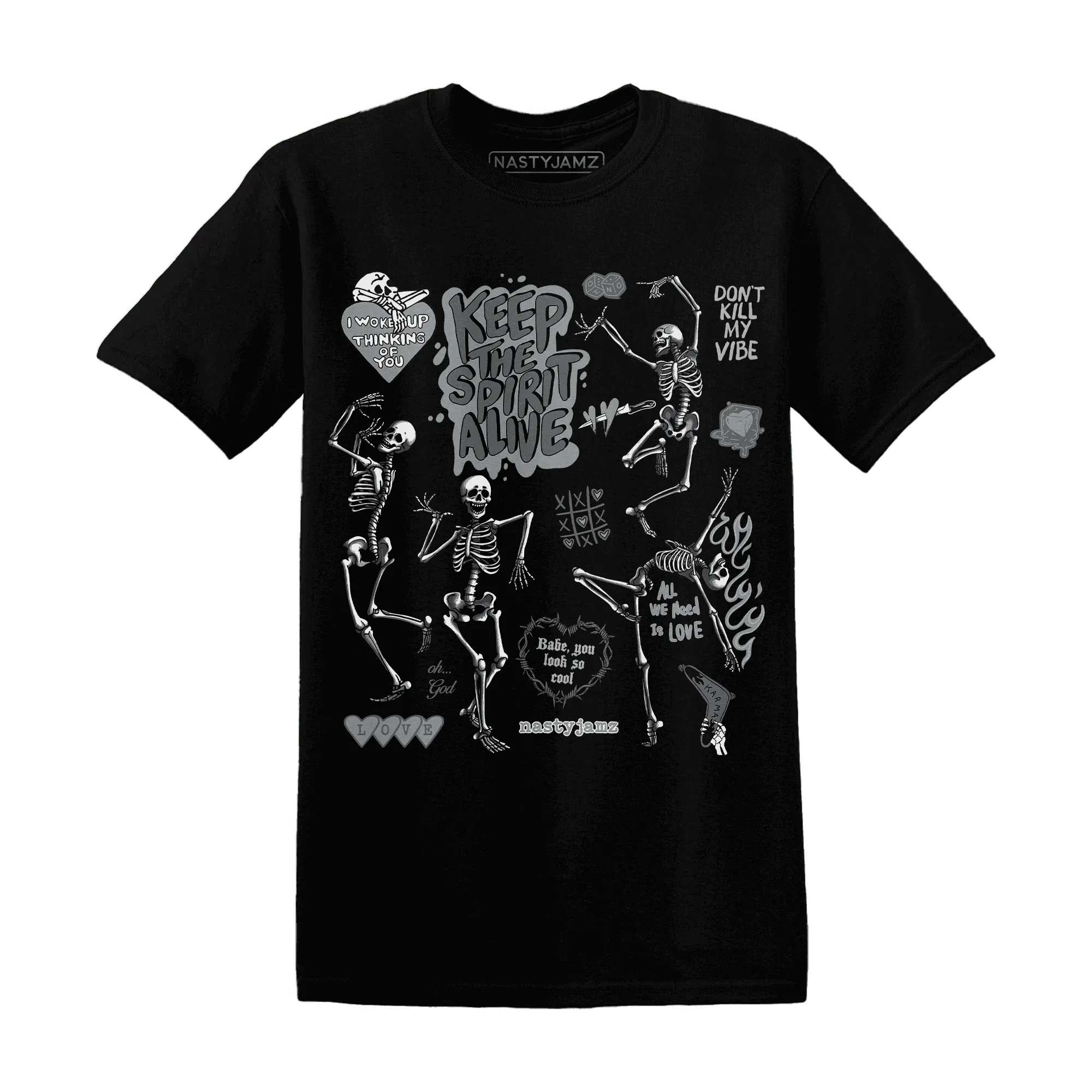 Paris-Cement-Olympics-4s-NastyJamz-T-Shirt-Match-Keep-The-Spirit-Alive