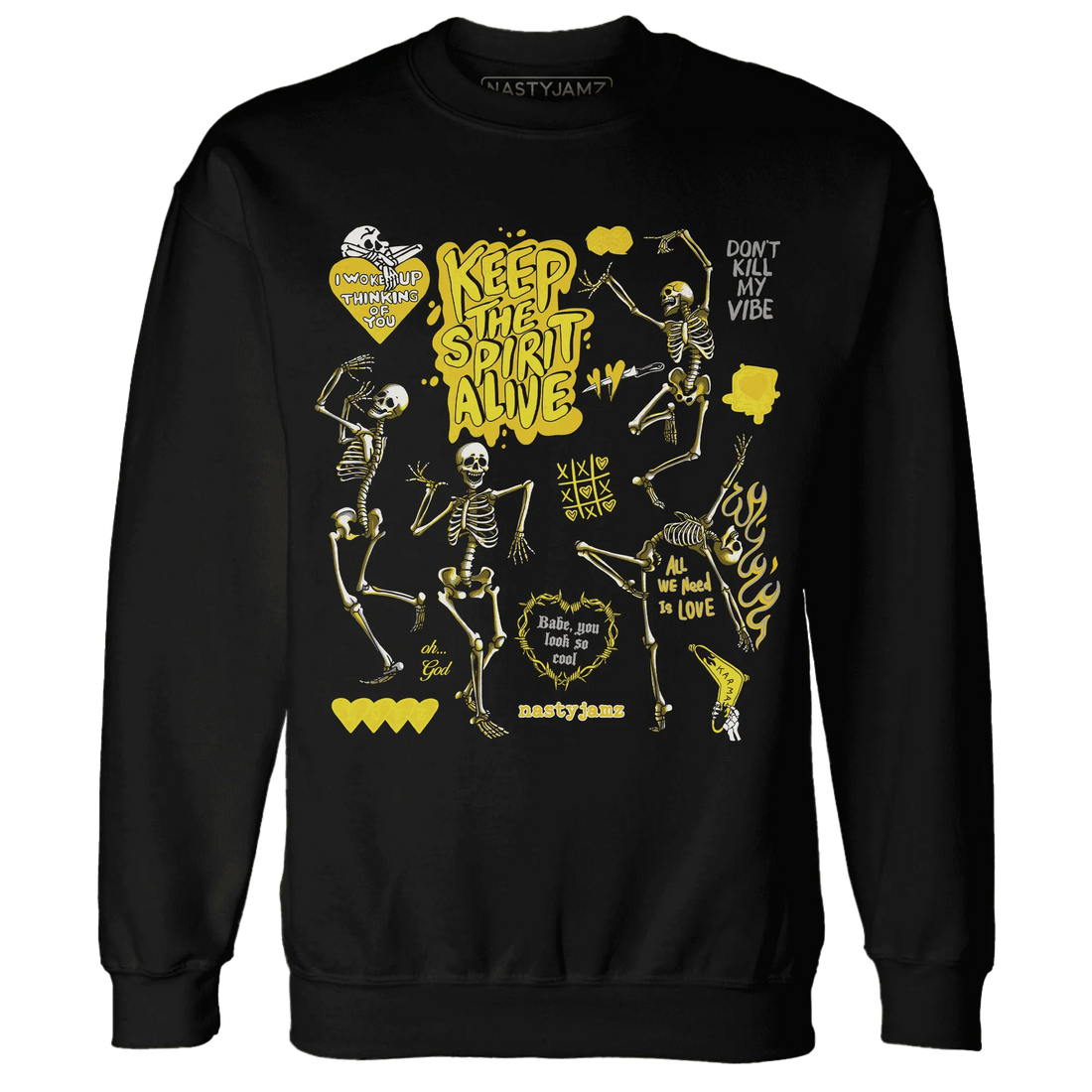 Vivid-Sulfur-4s-NastyJamz-Sweatshirt-Match-Keep-The-Spirit-Alive