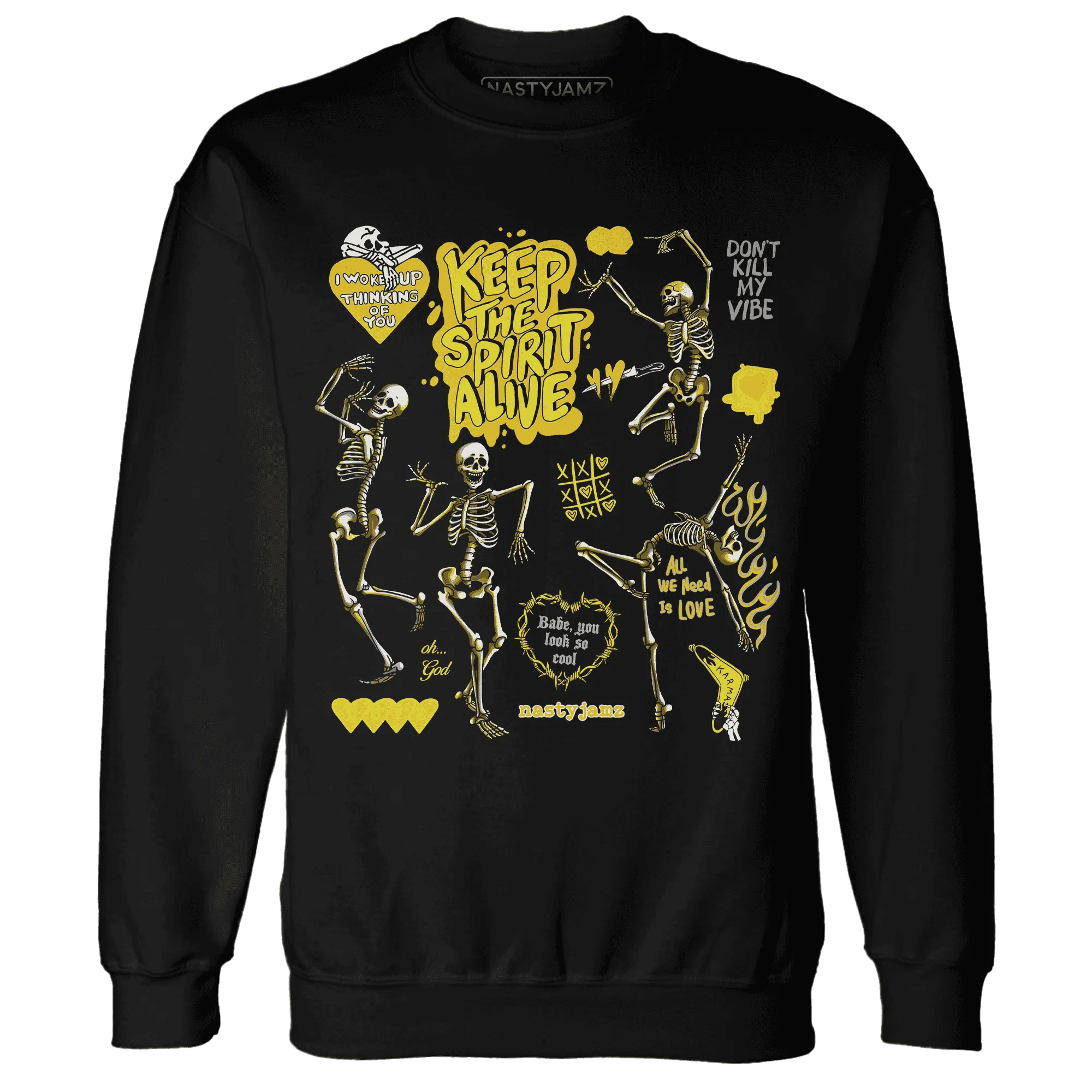 Vivid-Sulfur-4s-NastyJamz-Sweatshirt-Match-Keep-The-Spirit-Alive