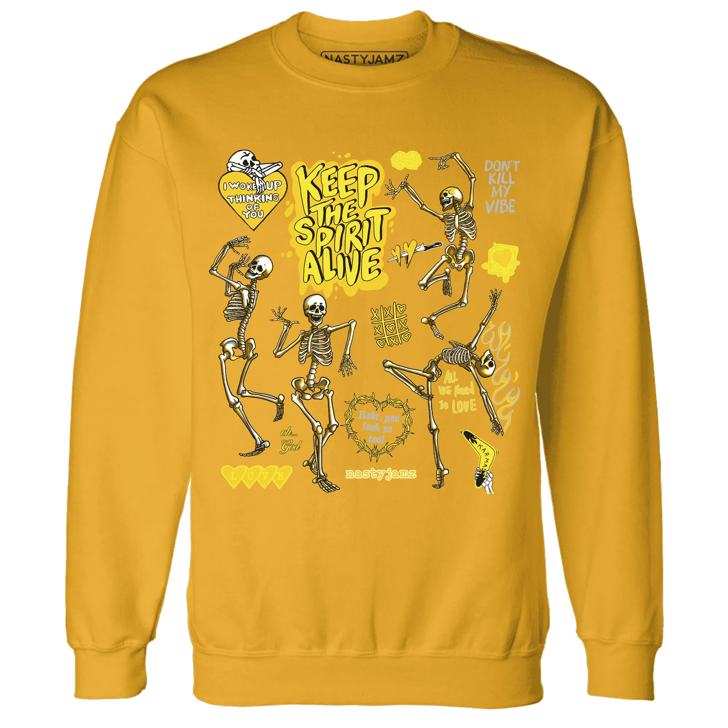 Vivid-Sulfur-4s-NastyJamz-Sweatshirt-Match-Keep-The-Spirit-Alive