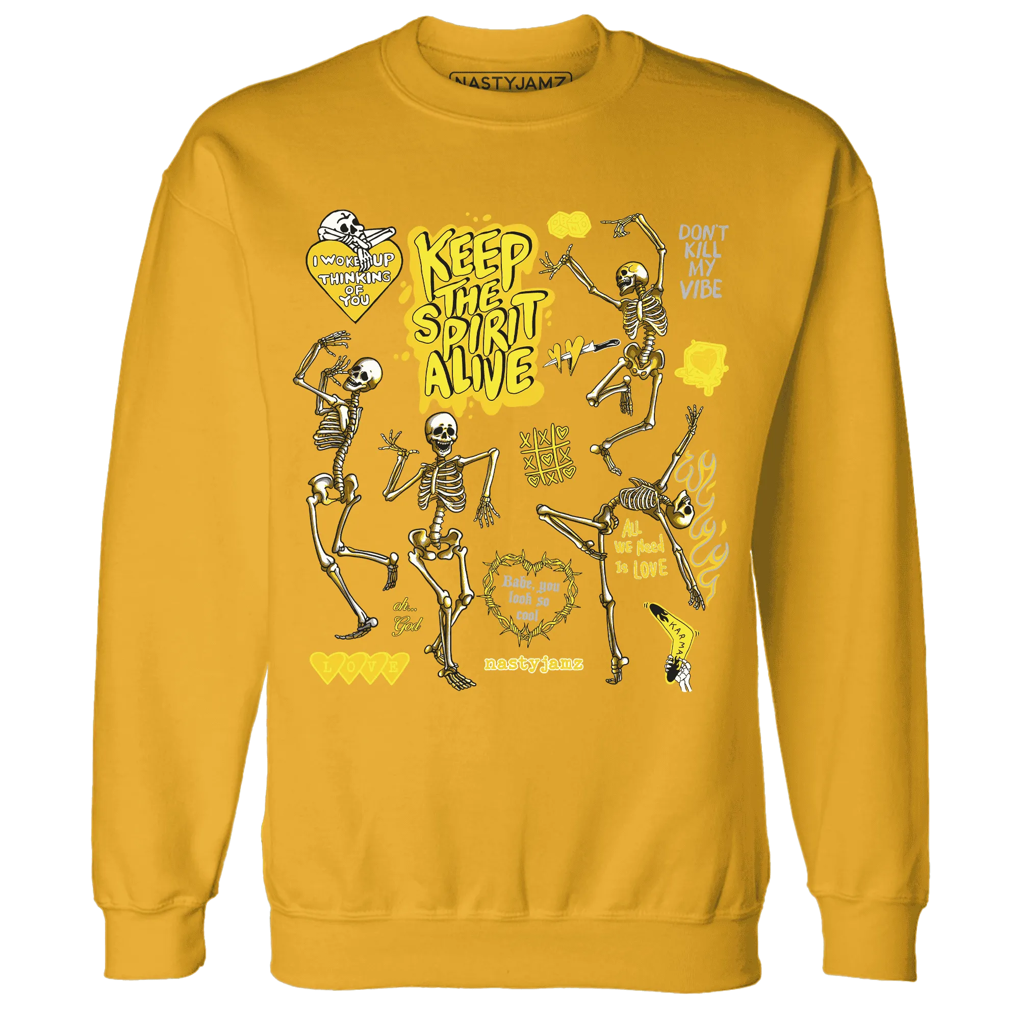 Vivid-Sulfur-4s-NastyJamz-Sweatshirt-Match-Keep-The-Spirit-Alive