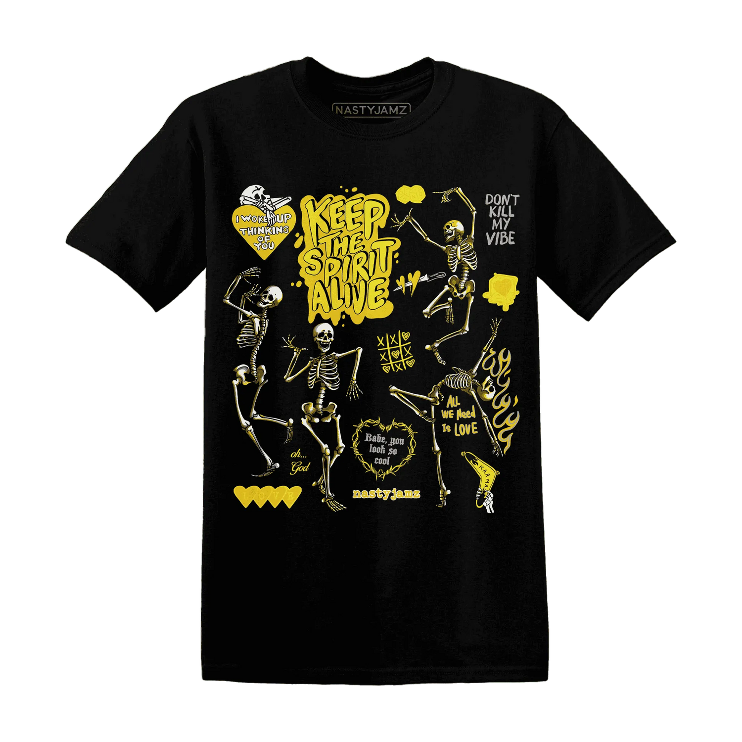 Vivid-Sulfur-4s-NastyJamz-T-Shirt-Match-Keep-The-Spirit-Alive
