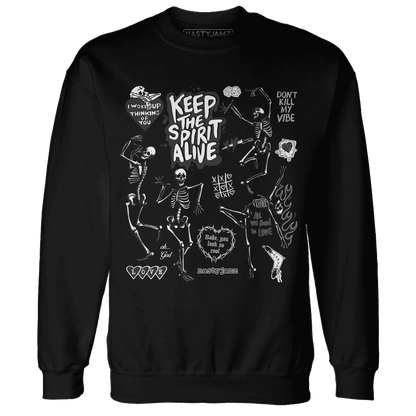 White-Thunder-4s-NastyJamz-Sweatshirt-Match-Keep-The-Spirit-Alive