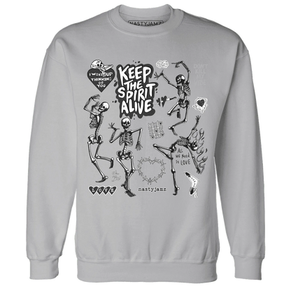 White-Thunder-4s-NastyJamz-Sweatshirt-Match-Keep-The-Spirit-Alive