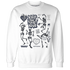 White-Navy-6s-NastyJamz-Sweatshirt-Match-Keep-The-Spirit-Alive