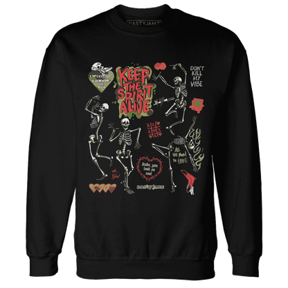 AM-90-Dark-Sage-Solar-Red-Sweatshirt-Match-Keep-The-Spirit-Alive
