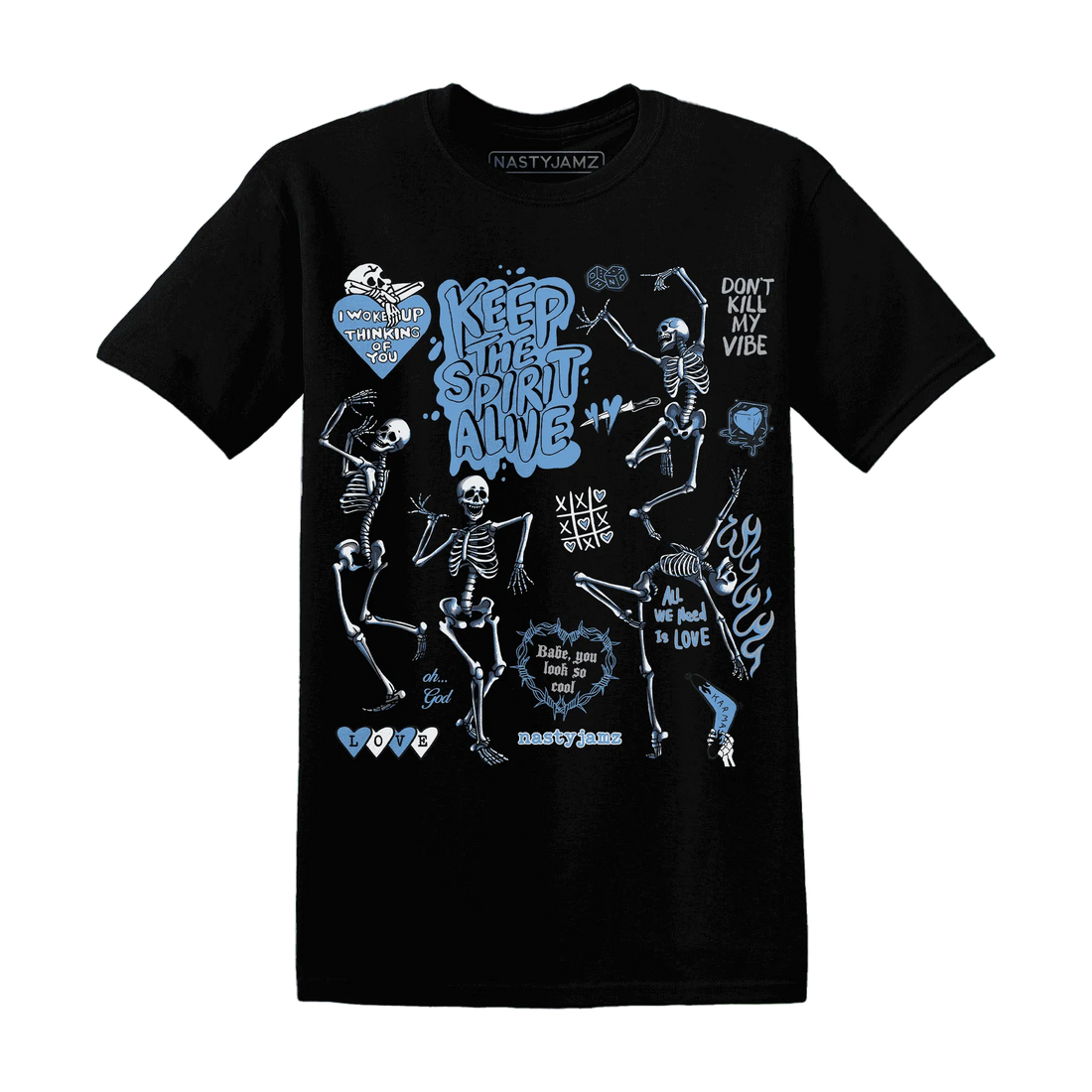 AM-Plus-Black-Univercitii-Blue-NastyJamz-T-Shirt-Match-Keep-The-Spirit-Alive