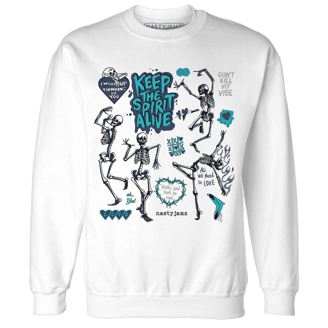 AM-Plus-Drift-Midnight-Navy-NastyJamz-Sweatshirt-Match-Keep-The-Spirit-Alive