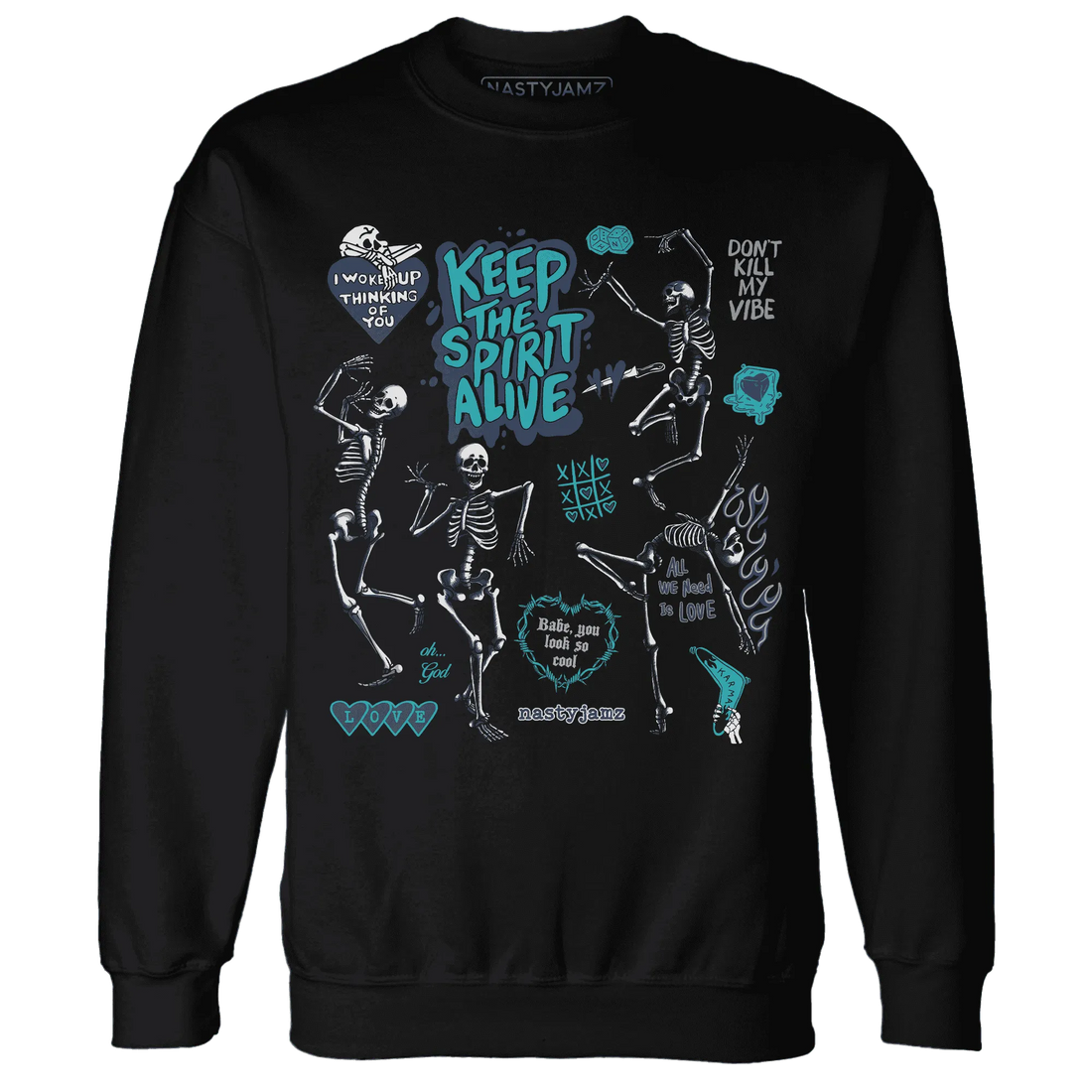 AM-Plus-Drift-Midnight-Navy-Sweatshirt-Match-Keep-The-Spirit-Alive