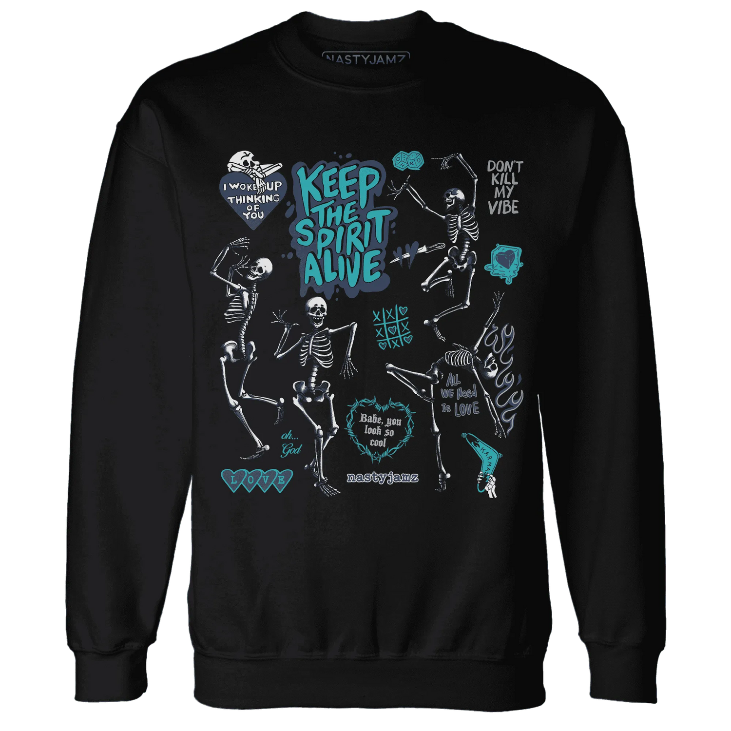 AM-Plus-Drift-Midnight-Navy-Sweatshirt-Match-Keep-The-Spirit-Alive