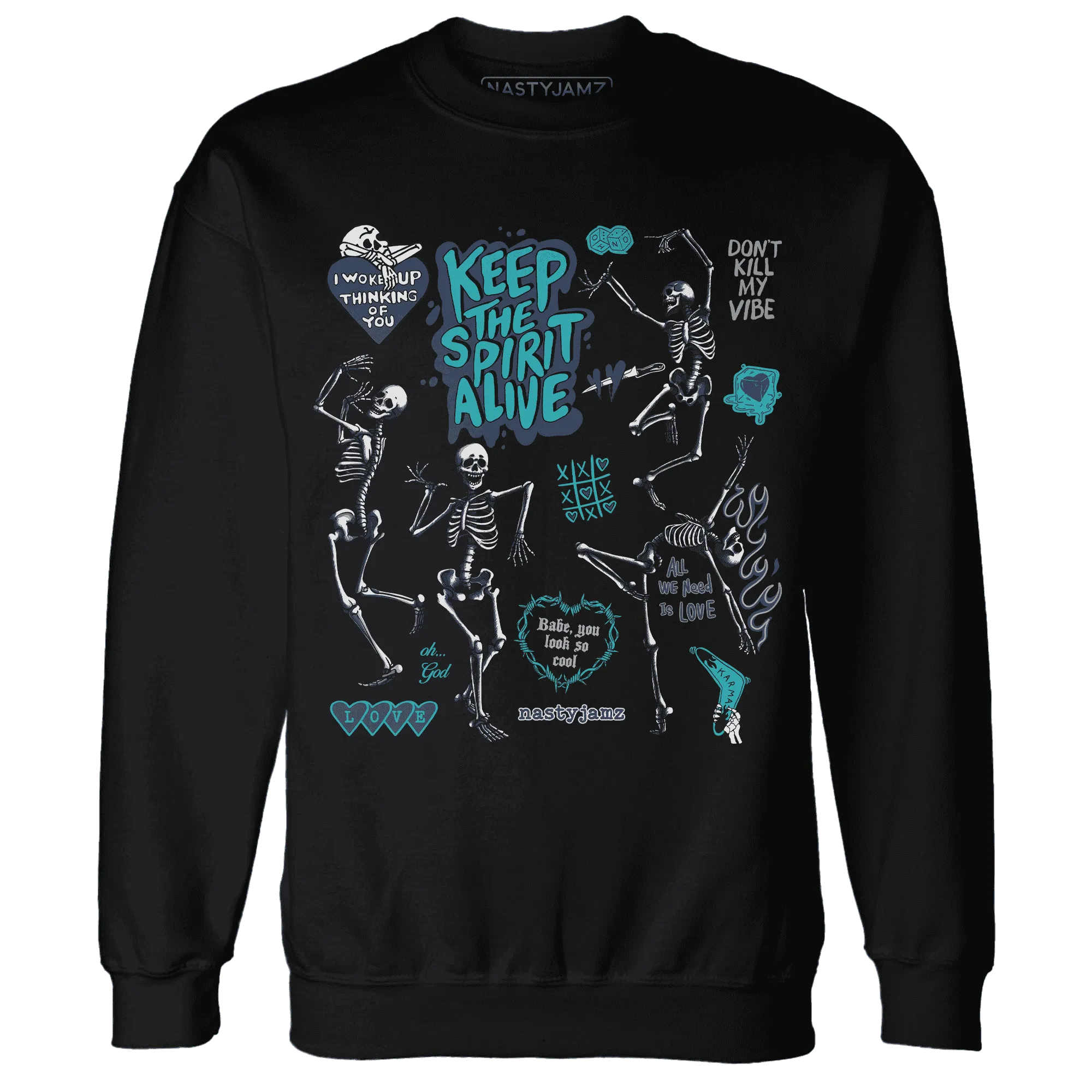 AM-Plus-Drift-Midnight-Navy-Sweatshirt-Match-Keep-The-Spirit-Alive