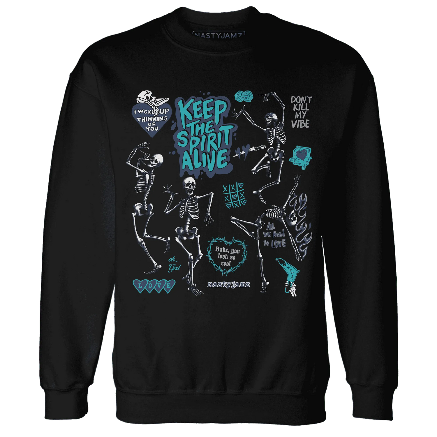 AM-Plus-Drift-Midnight-Navy-NastyJamz-Sweatshirt-Match-Keep-The-Spirit-Alive