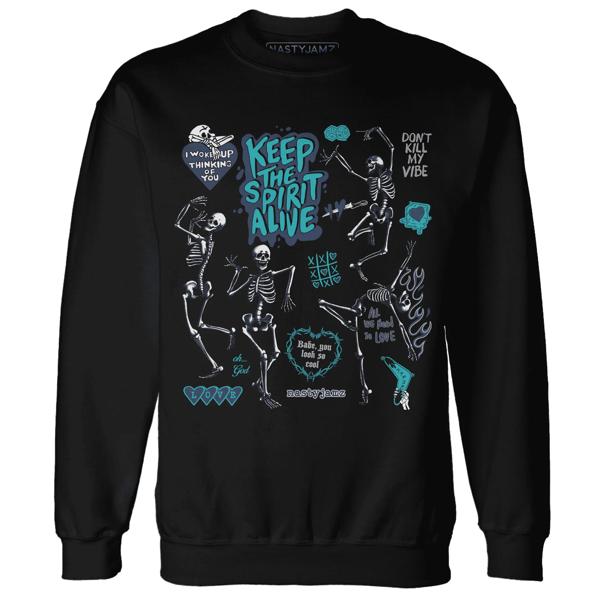 AM-Plus-Drift-Midnight-Navy-NastyJamz-Sweatshirt-Match-Keep-The-Spirit-Alive