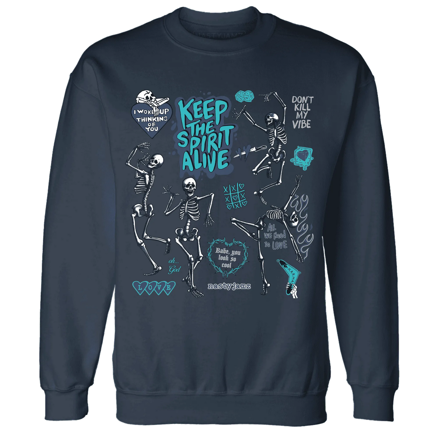 AM-Plus-Drift-Midnight-Navy-Sweatshirt-Match-Keep-The-Spirit-Alive