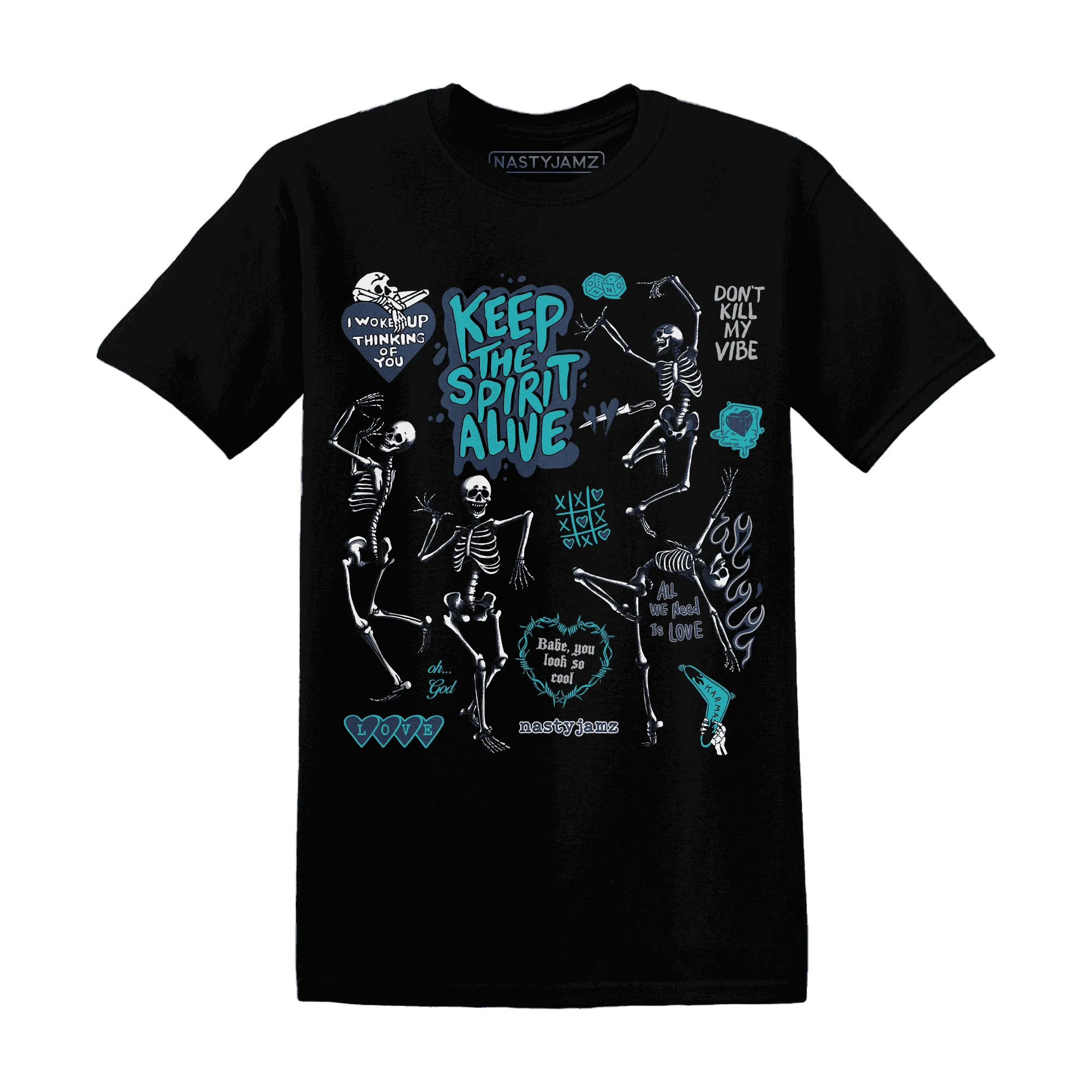 AM-Plus-Drift-Midnight-Navy-NastyJamz-T-Shirt-Match-Keep-The-Spirit-Alive