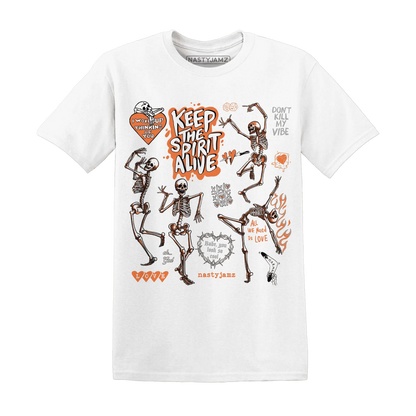 AM-TW-White-Orange-NastyJamz-T-Shirt-Match-Keep-The-Spirit-Alive