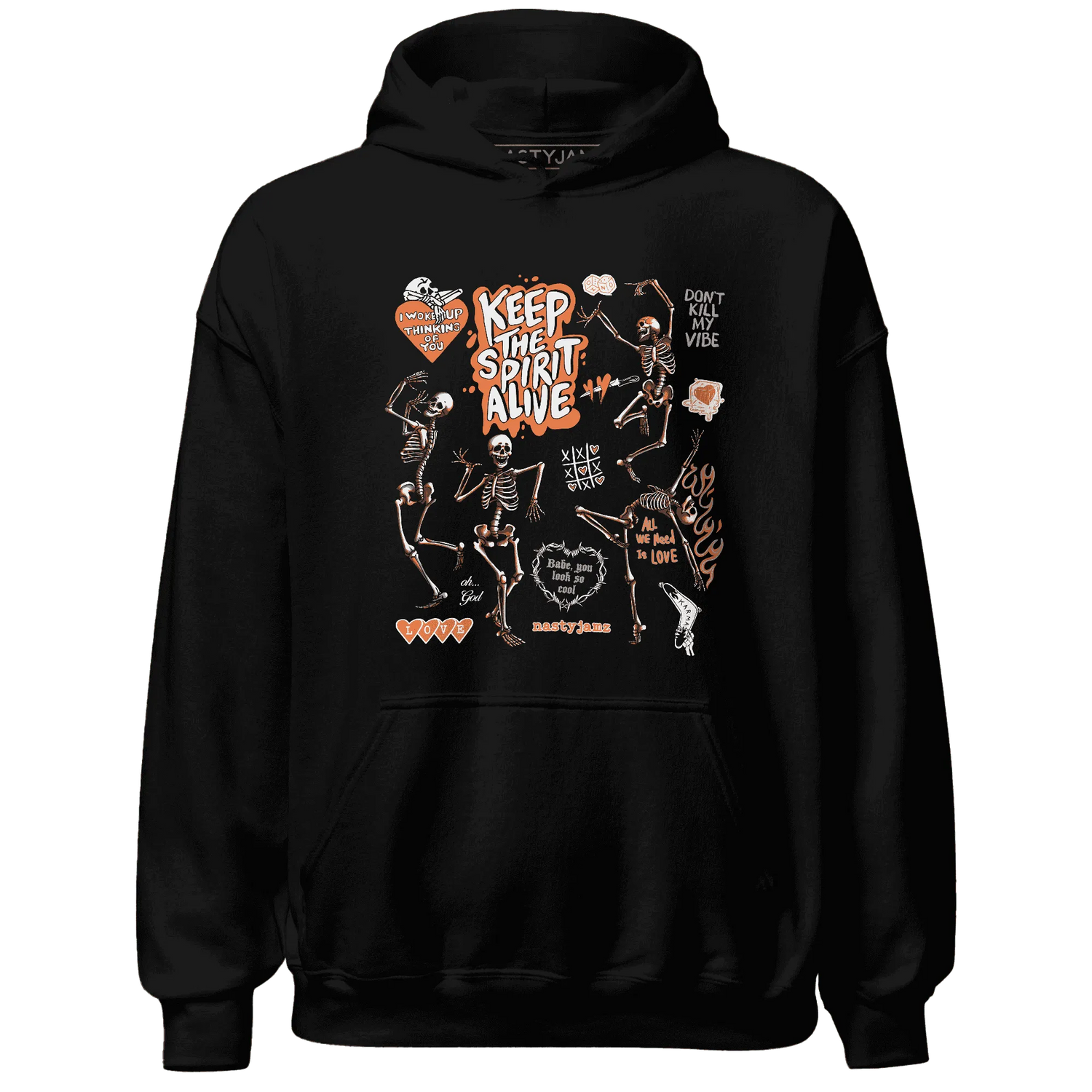 AM-TW-White-Orange-NastyJamz-Hoodie-Match-Keep-The-Spirit-Alive