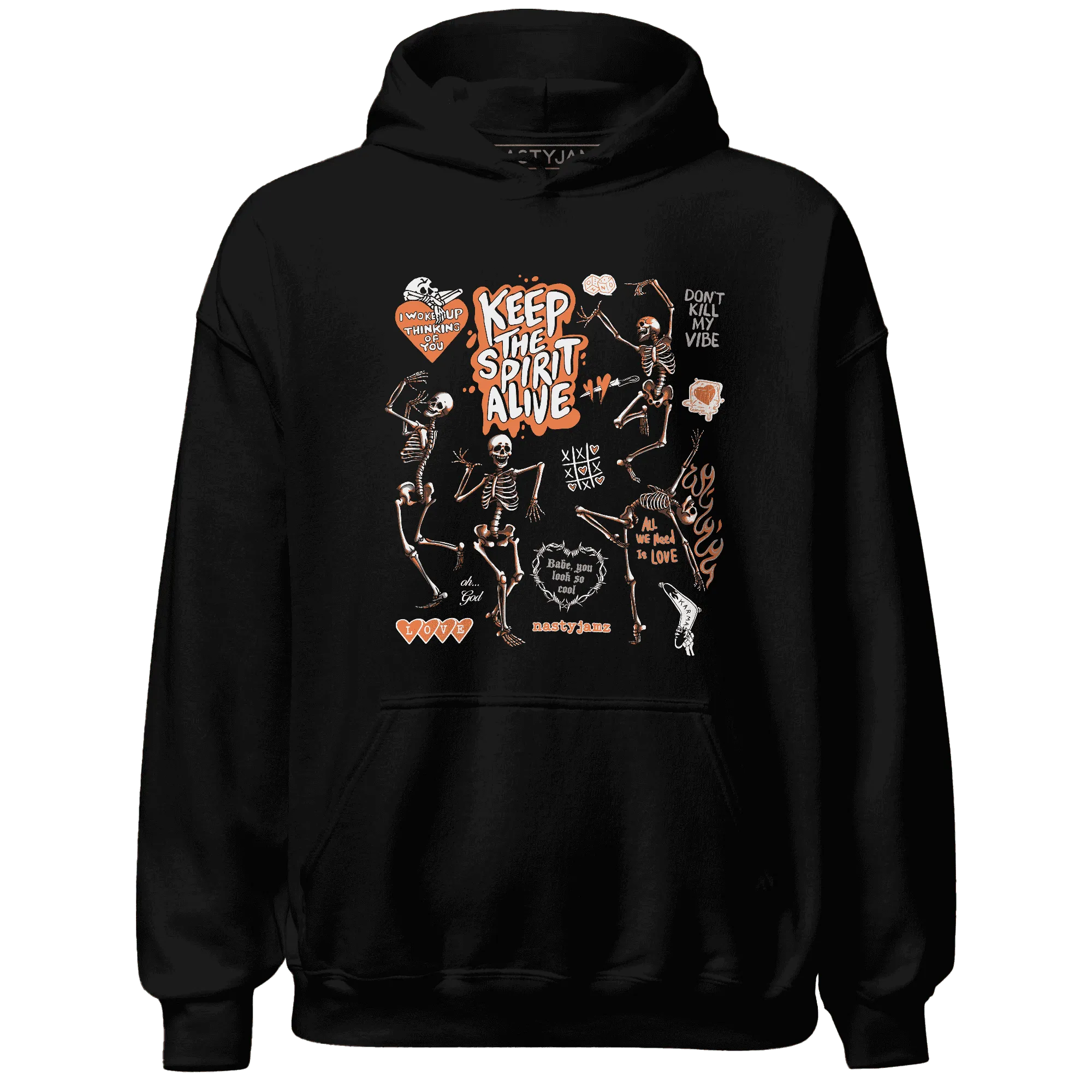 AM-TW-White-Orange-NastyJamz-Hoodie-Match-Keep-The-Spirit-Alive