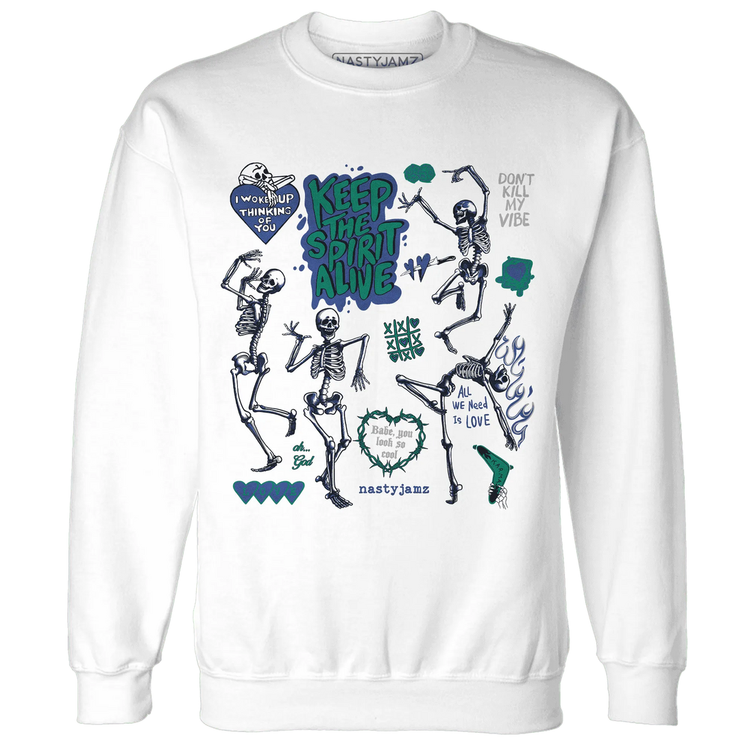 Dunk-Hyper-Royal-Malachite-Sweatshirt-Match-Keep-The-Spirit-Alive