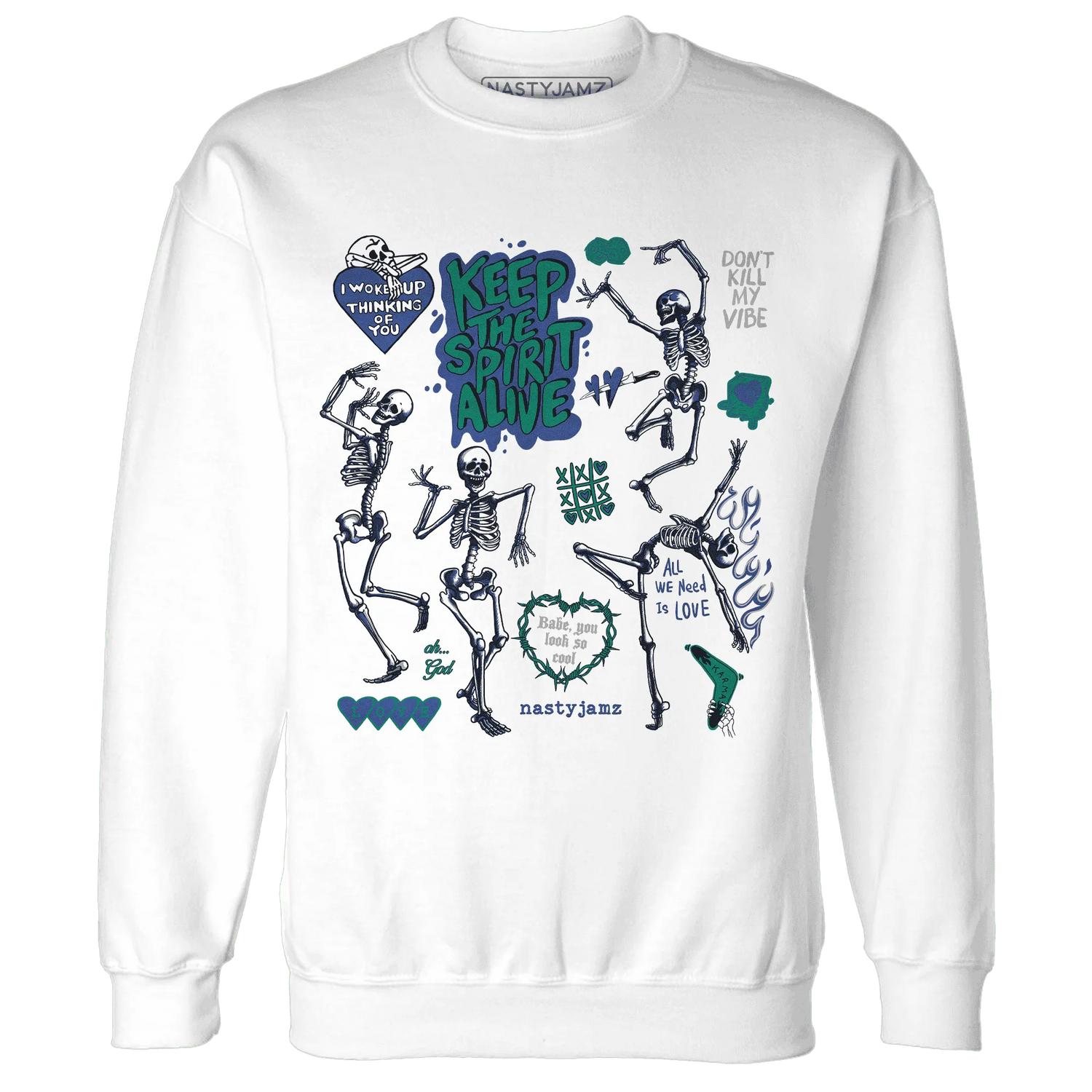 Dunk-Hyper-Royal-Malachite-Sweatshirt-Match-Keep-The-Spirit-Alive