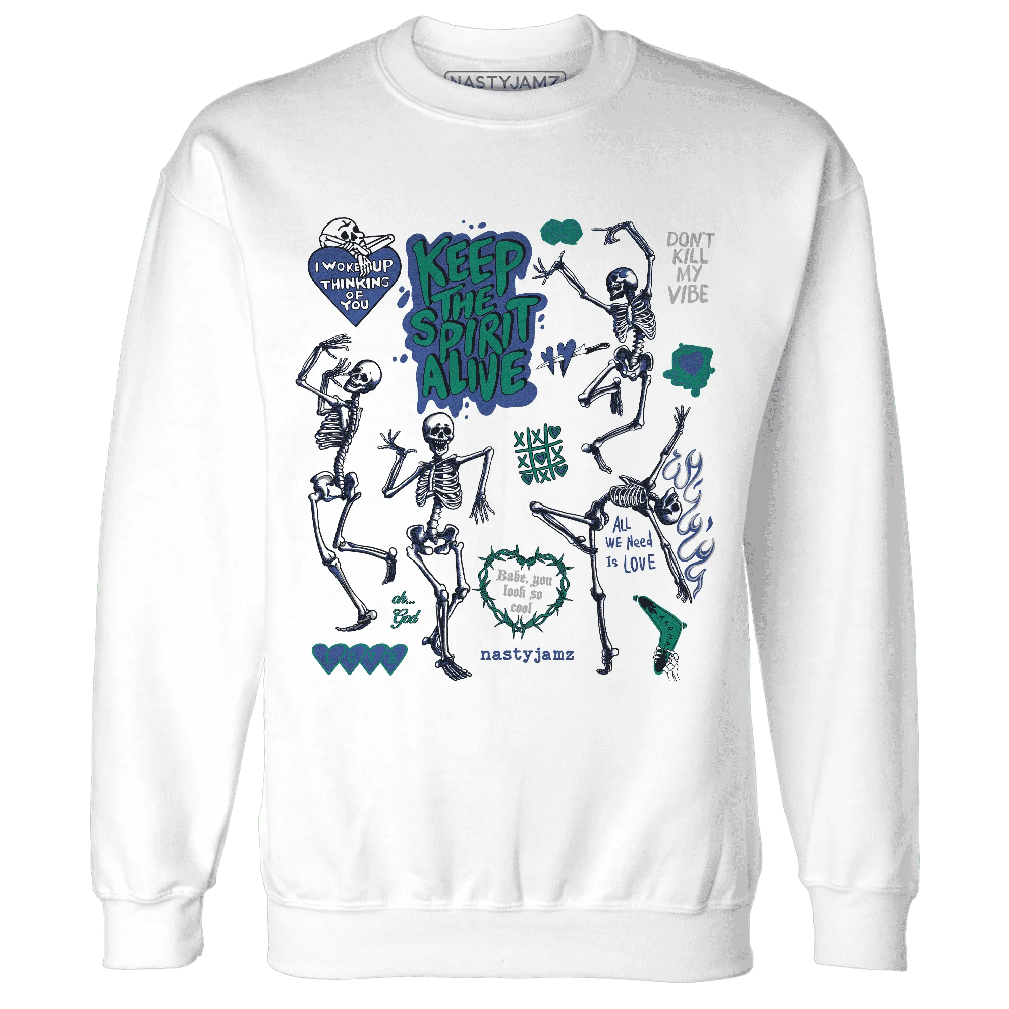Dunk-Hyper-Royal-Malachite-Sweatshirt-Match-Keep-The-Spirit-Alive