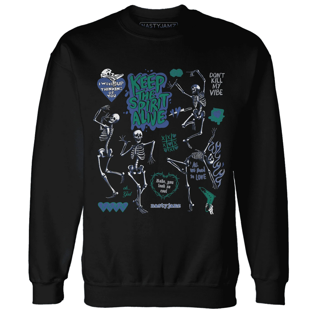 Dunk-Hyper-Royal-Malachite-Sweatshirt-Match-Keep-The-Spirit-Alive