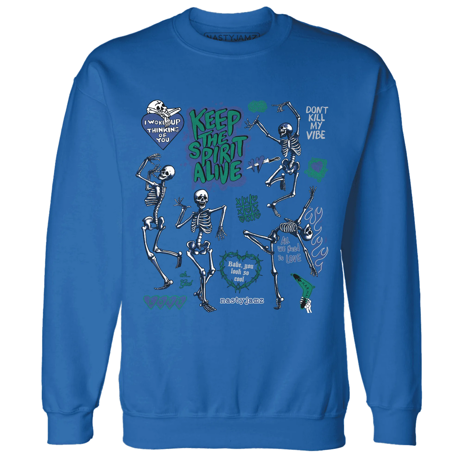Dunk-Hyper-Royal-Malachite-Sweatshirt-Match-Keep-The-Spirit-Alive