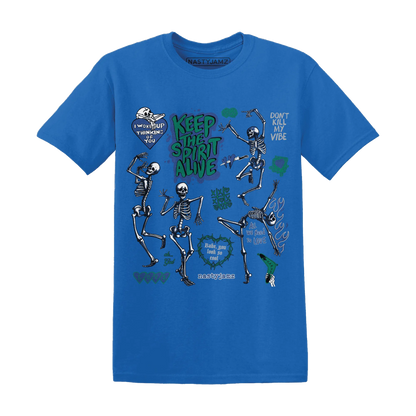 Dunk-Hyper-Royal-Malachite-T-Shirt-Match-Keep-The-Spirit-Alive