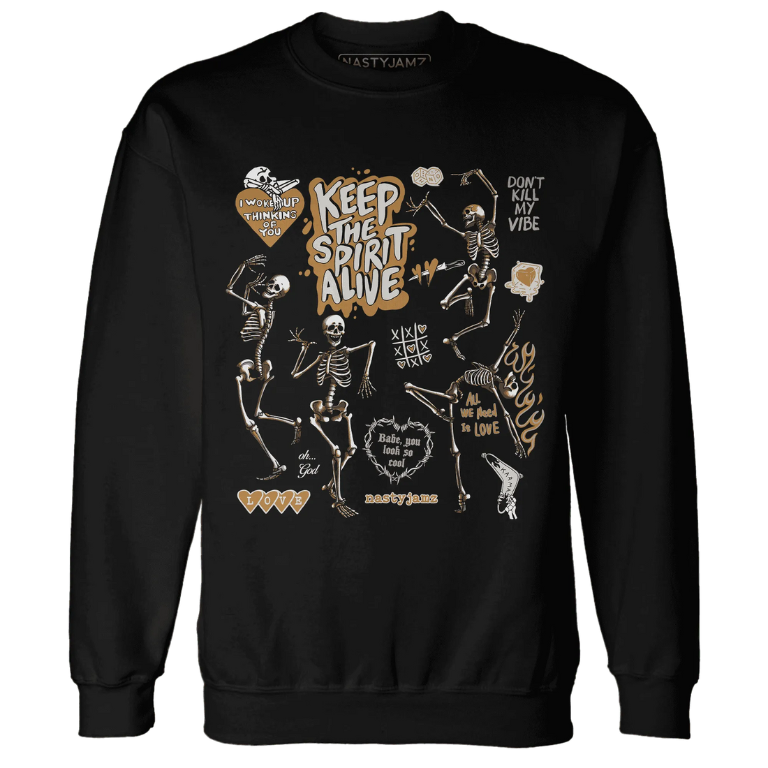 Dunk-Low-Retro-Wheat-Orange-Sweatshirt-Match-Keep-The-Spirit-Alive