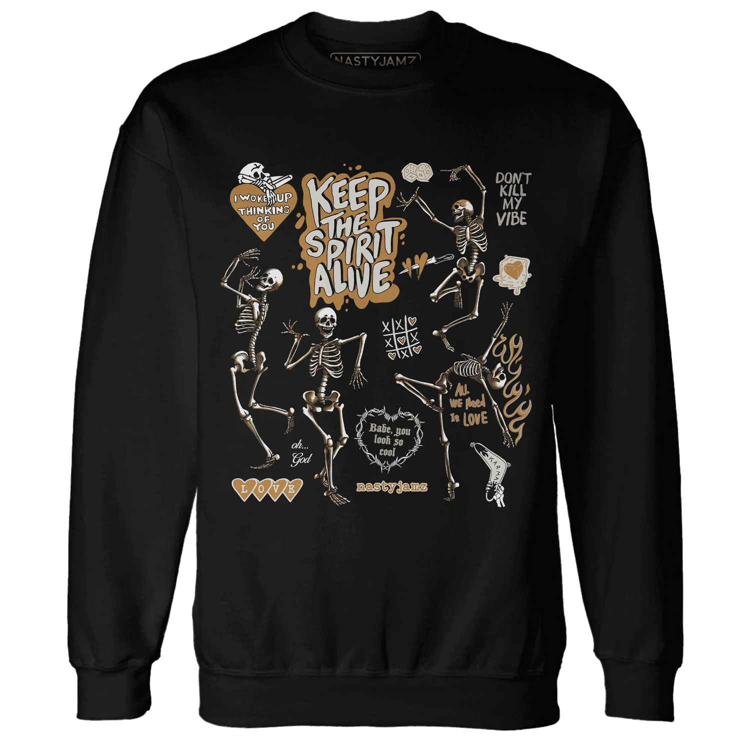 Dunk-Low-Retro-Wheat-Orange-Sweatshirt-Match-Keep-The-Spirit-Alive