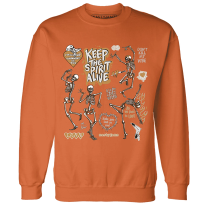 Dunk-Low-Retro-Wheat-Orange-Sweatshirt-Match-Keep-The-Spirit-Alive