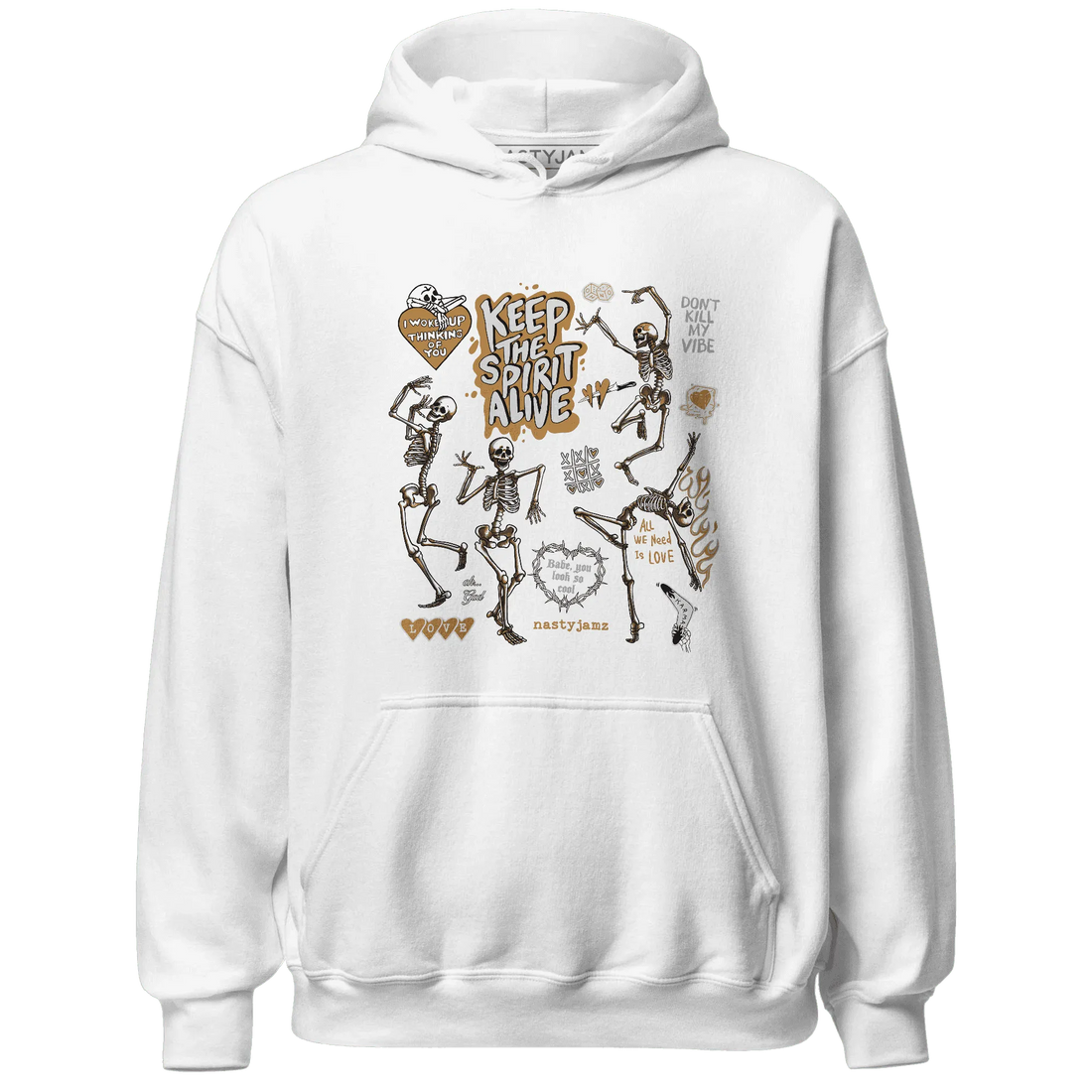 Dunk-Low-Retro-Wheat-Orange-Hoodie-Match-Keep-The-Spirit-Alive