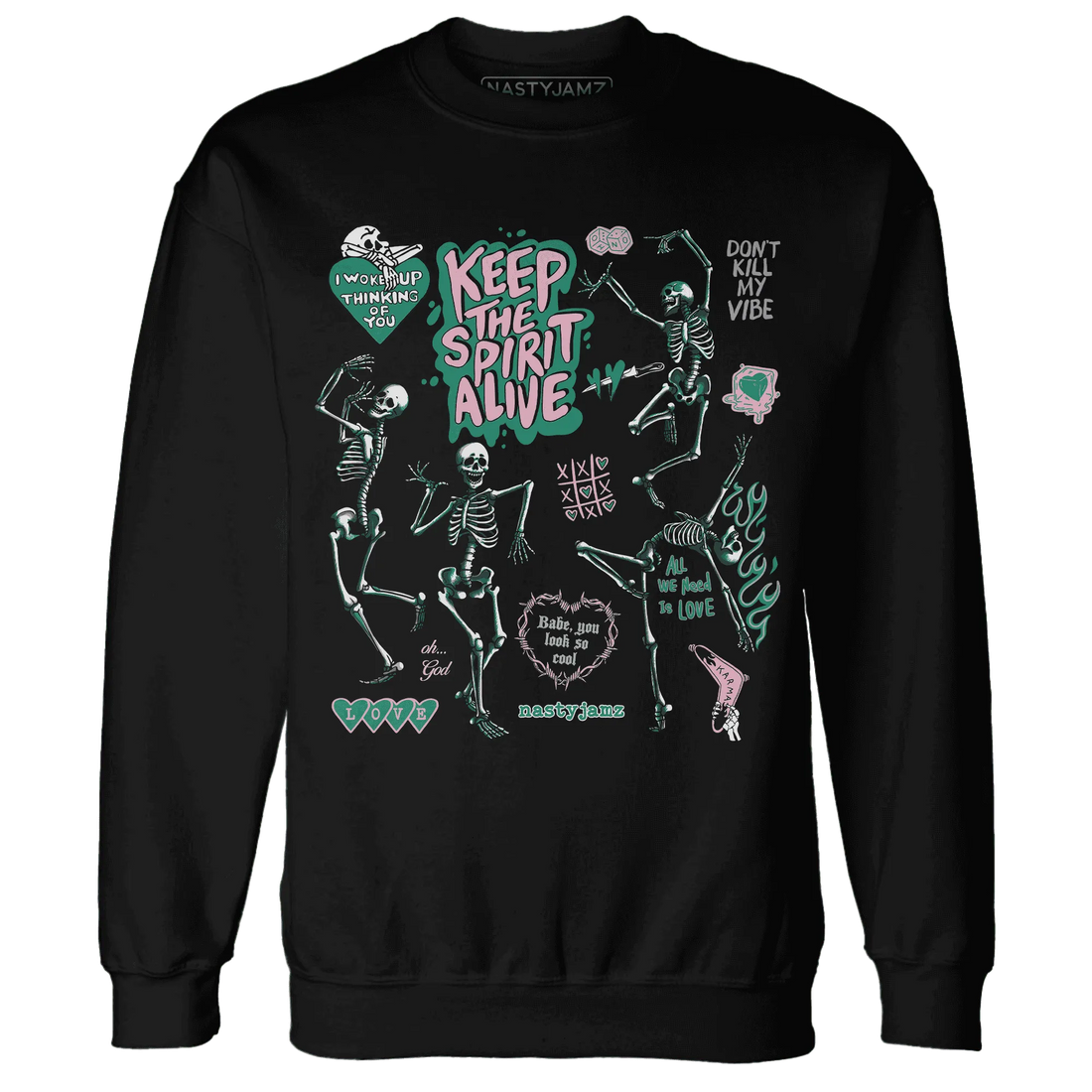 Dunk-Pink-Malachite-Medium-Soft-Low-Sail-NastyJamz-Sweatshirt-Match-Keep-The-Spirit-Alive