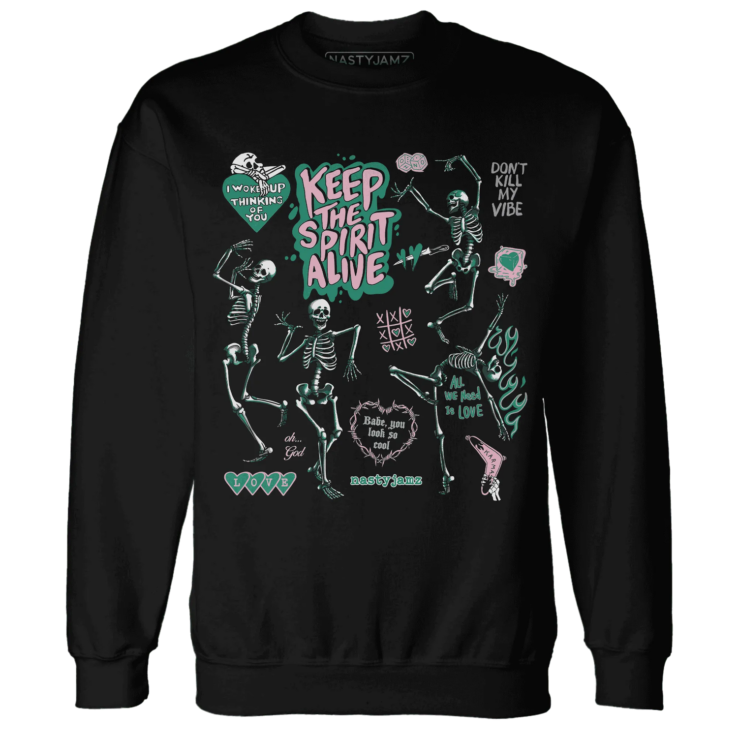 Dunk-Pink-Malachite-Medium-Soft-Low-Sail-NastyJamz-Sweatshirt-Match-Keep-The-Spirit-Alive