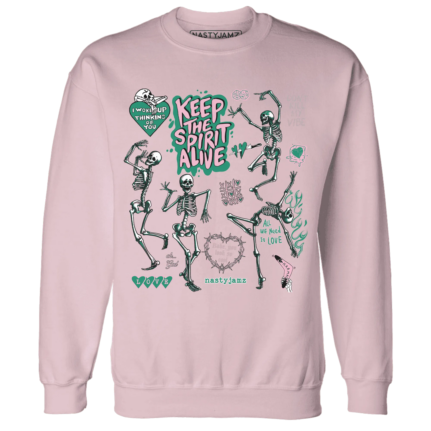 Dunk-Pink-Malachite-Medium-Soft-Low-Sail-NastyJamz-Sweatshirt-Match-Keep-The-Spirit-Alive