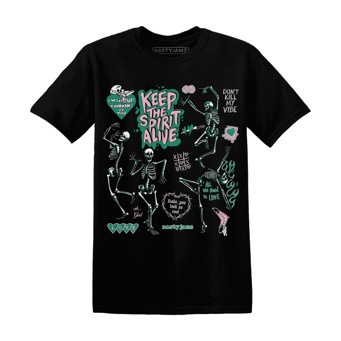 Dunk-Pink-Malachite-Medium-Soft-Low-Sail-NastyJamz-T-Shirt-Match-Keep-The-Spirit-Alive