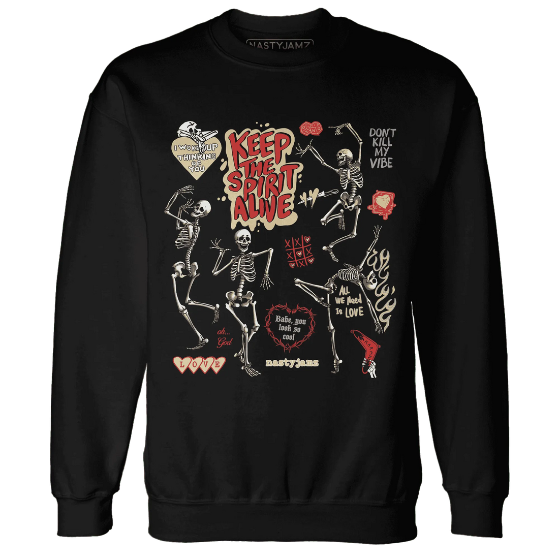 Dunk-Strawberry-Waffle-Sweatshirt-Match-Keep-The-Spirit-Alive