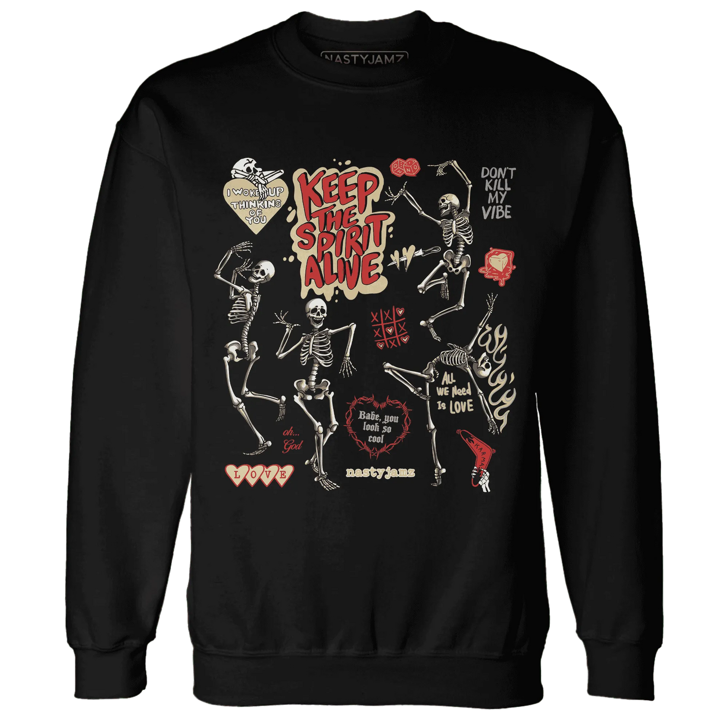 Dunk-Strawberry-Waffle-Sweatshirt-Match-Keep-The-Spirit-Alive