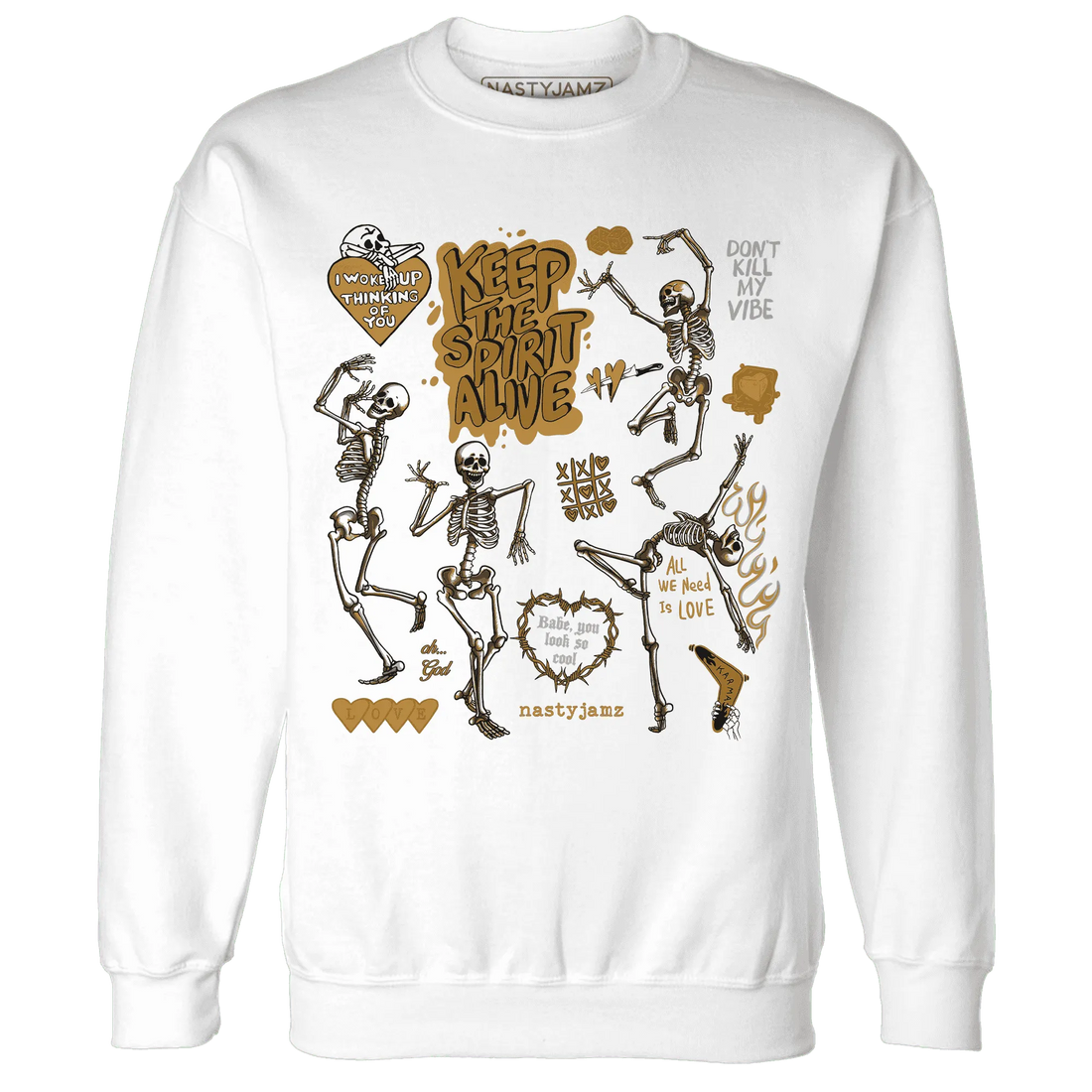 Wheat-13s-NastyJamz-Sweatshirt-Match-Keep-The-Spirit-Alive